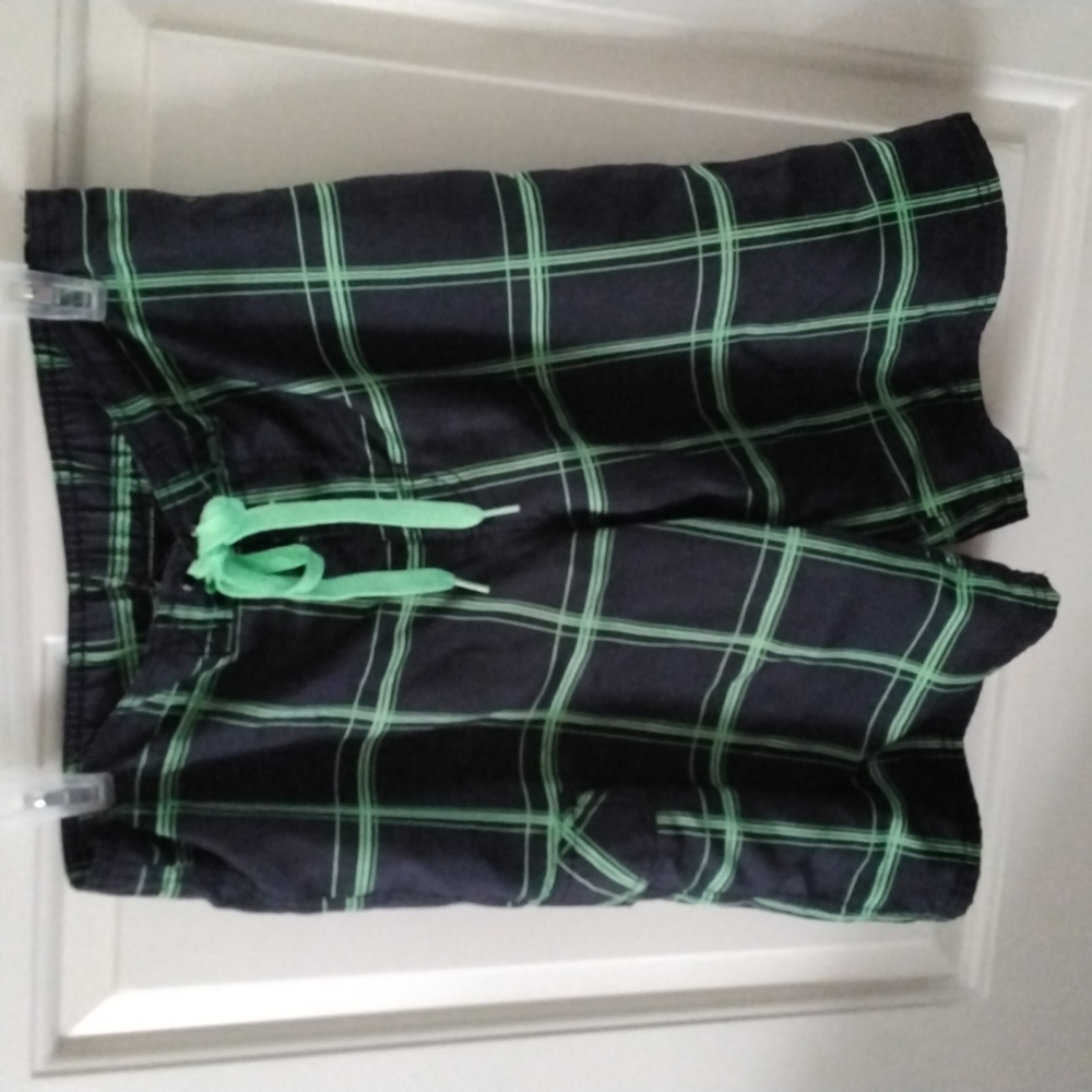 Op Board Shorts, Black and Green, size S (28-30)